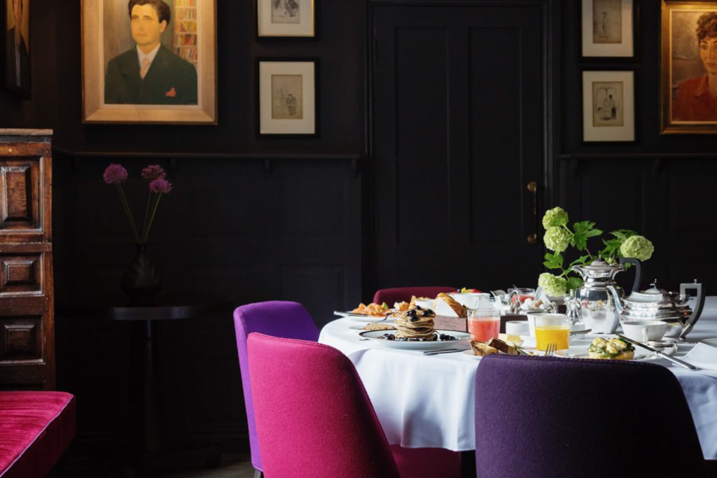 0011 - 2014 - Old Parsonage Hotel - Oxford - Low Res - Pike Room Private Dining Breakfast - Web Feature