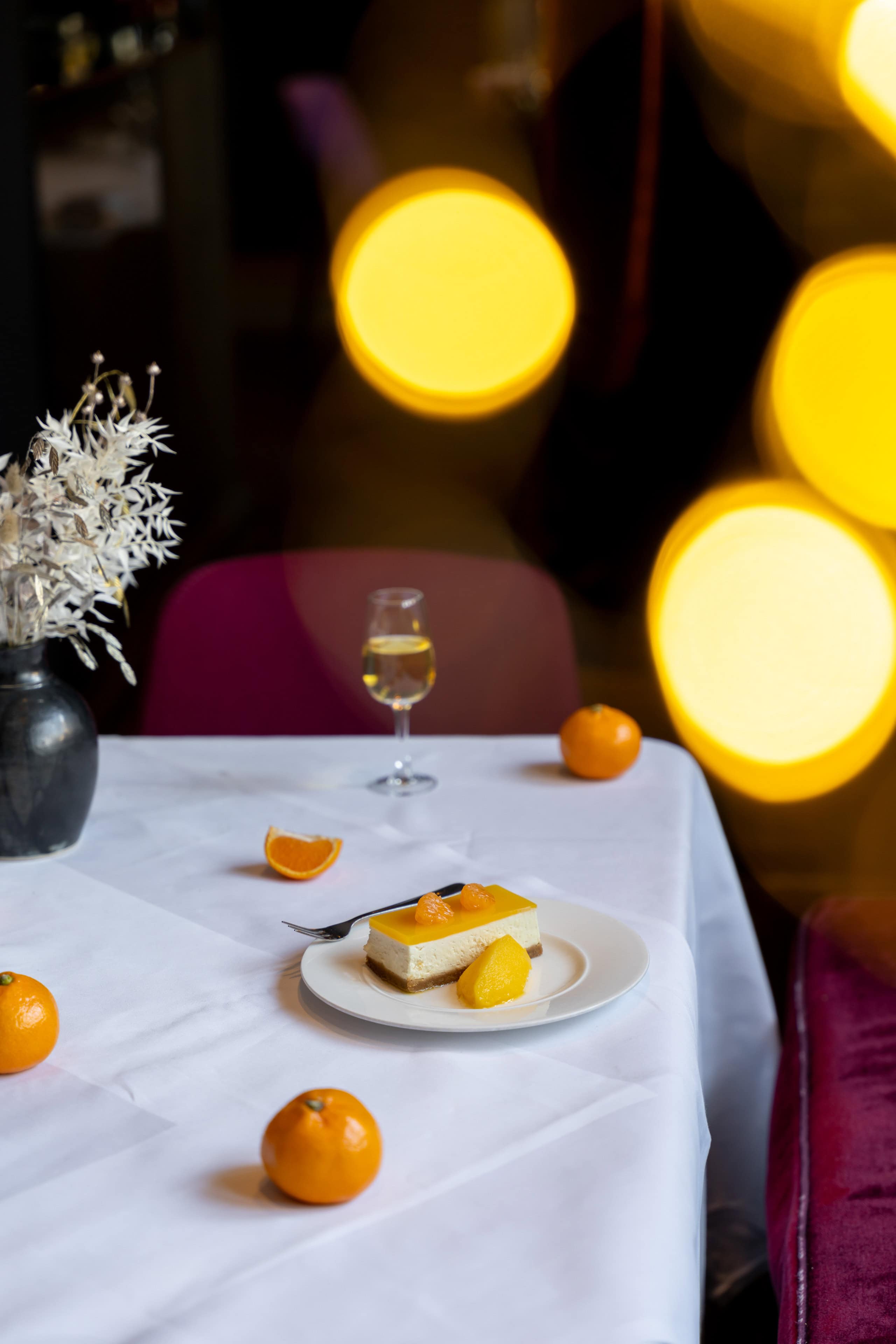 A7R07348 - 2023 - Parsonage Grill - Oxford - High Res - Festive, Dining, Clementine Cheesecake, Clementine Sorbet, Pike Room - Web Hero